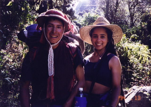 celeste Peru sherpa